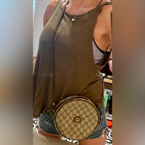 Very RARE Vintage GUCCI Canteen Crossbody Bag Monogram GG - Picture 11 of 11